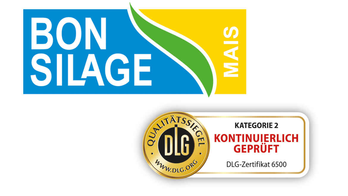 Logo BONSILAGE MAIS s DLG oznakom kvalitete za aerobnu stabilnost
