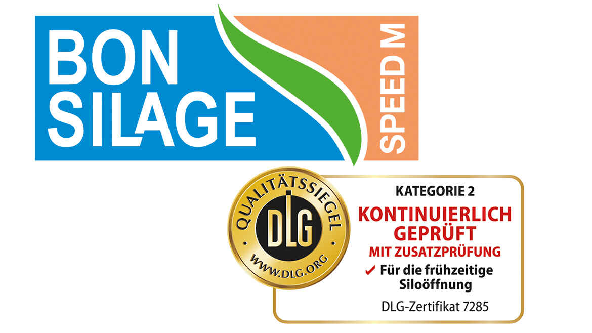 Logo BONSILAGE SPEED M s DLG znakom kvalitete